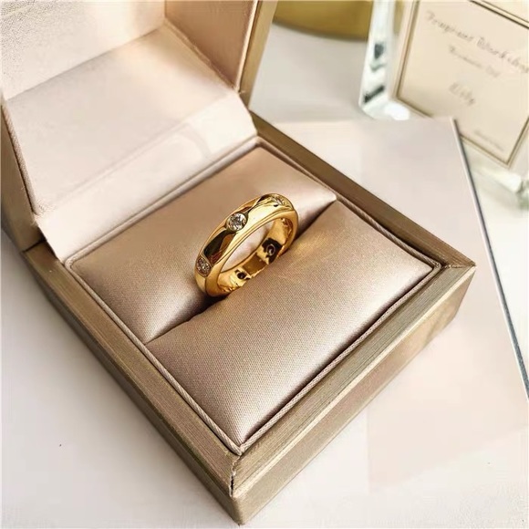 🥰18K Gold Plated Melody Pave Ring - Picture 6 of 6
